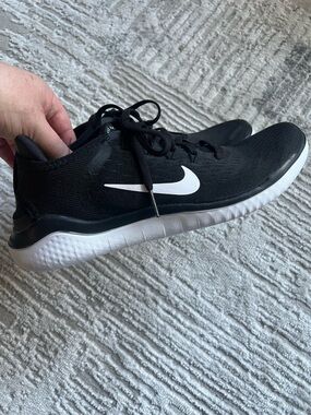Women’s Nike Free Black and White Running Shoe